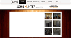 Desktop Screenshot of johnhunteracoustics.com